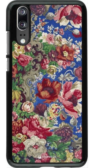 Hülle Huawei P20 - Vintage Art Flowers