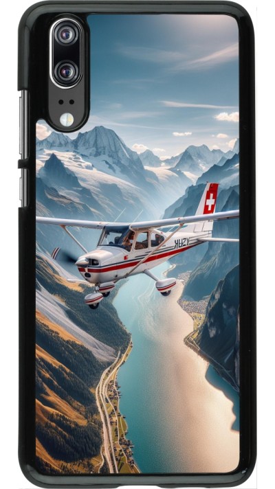 Coque Huawei P20 - Vol Alpin Suisse