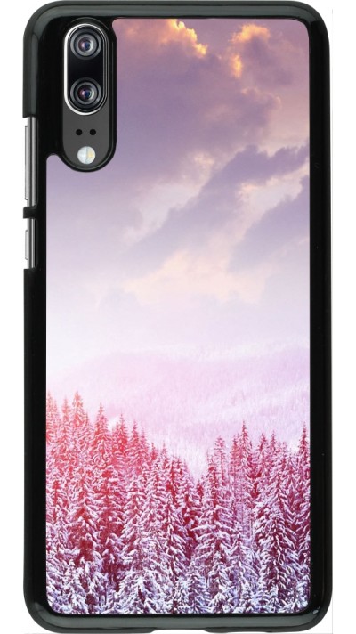 Coque Huawei P20 - Winter 22 Pink Forest