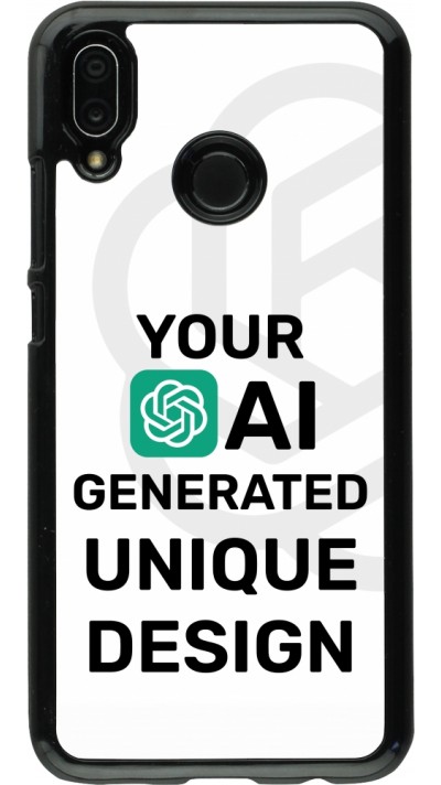 Coque Huawei P20 Lite - 100% unique générée par intelligence artificielle (AI) avec vos idées