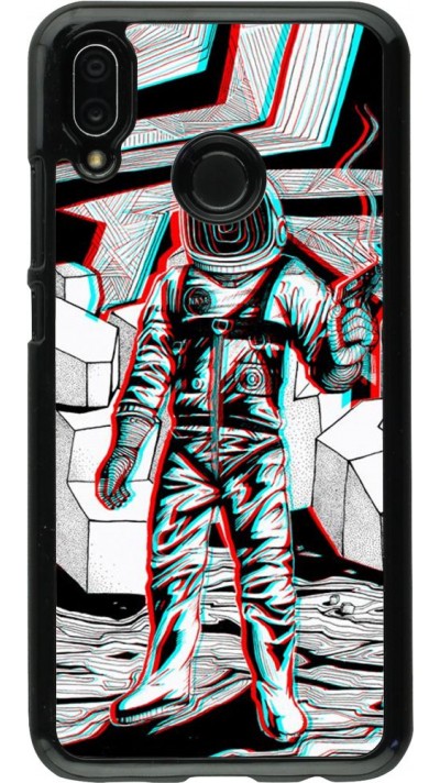 Hülle Huawei P20 Lite - Anaglyph Astronaut