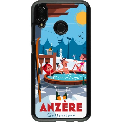 Huawei P20 Lite Case Hülle - Anzère Mountain Jacuzzi