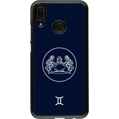 Huawei P20 Lite Case Hülle - Astrologie Zwillinge