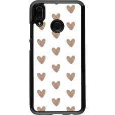 Coque Huawei P20 Lite - Autumn 2024 brown hearts