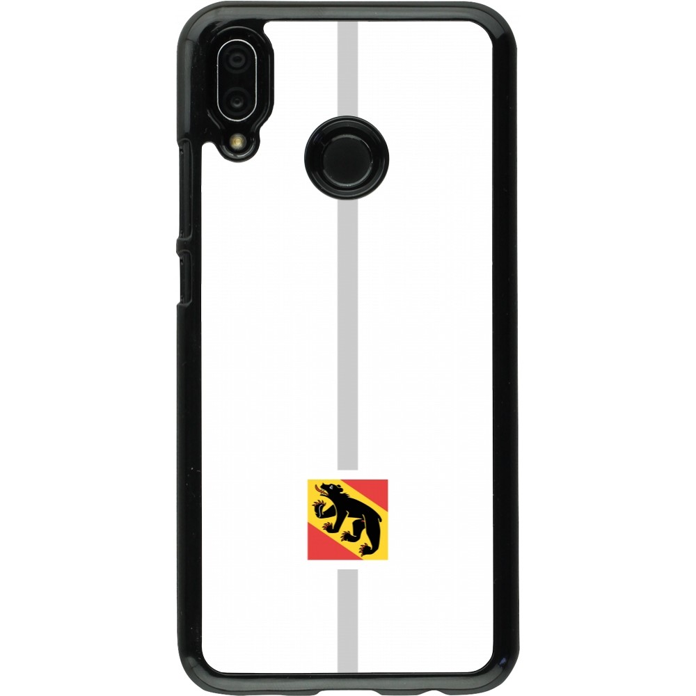 Coque Huawei P20 Lite - Canton BE blanc