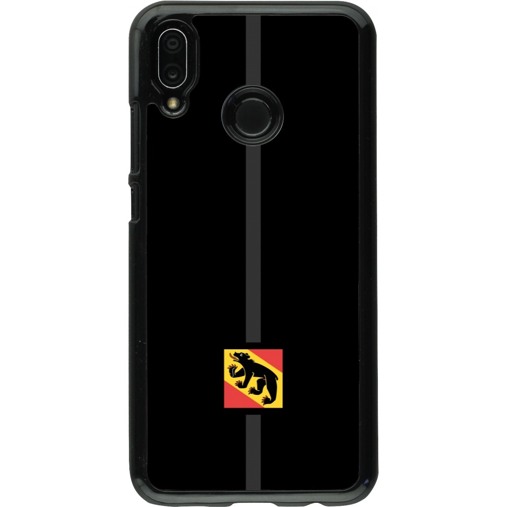Huawei P20 Lite Case Hülle - Kanton BE schwarz
