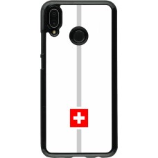 Coque Huawei P20 Lite - Canton CH blanc