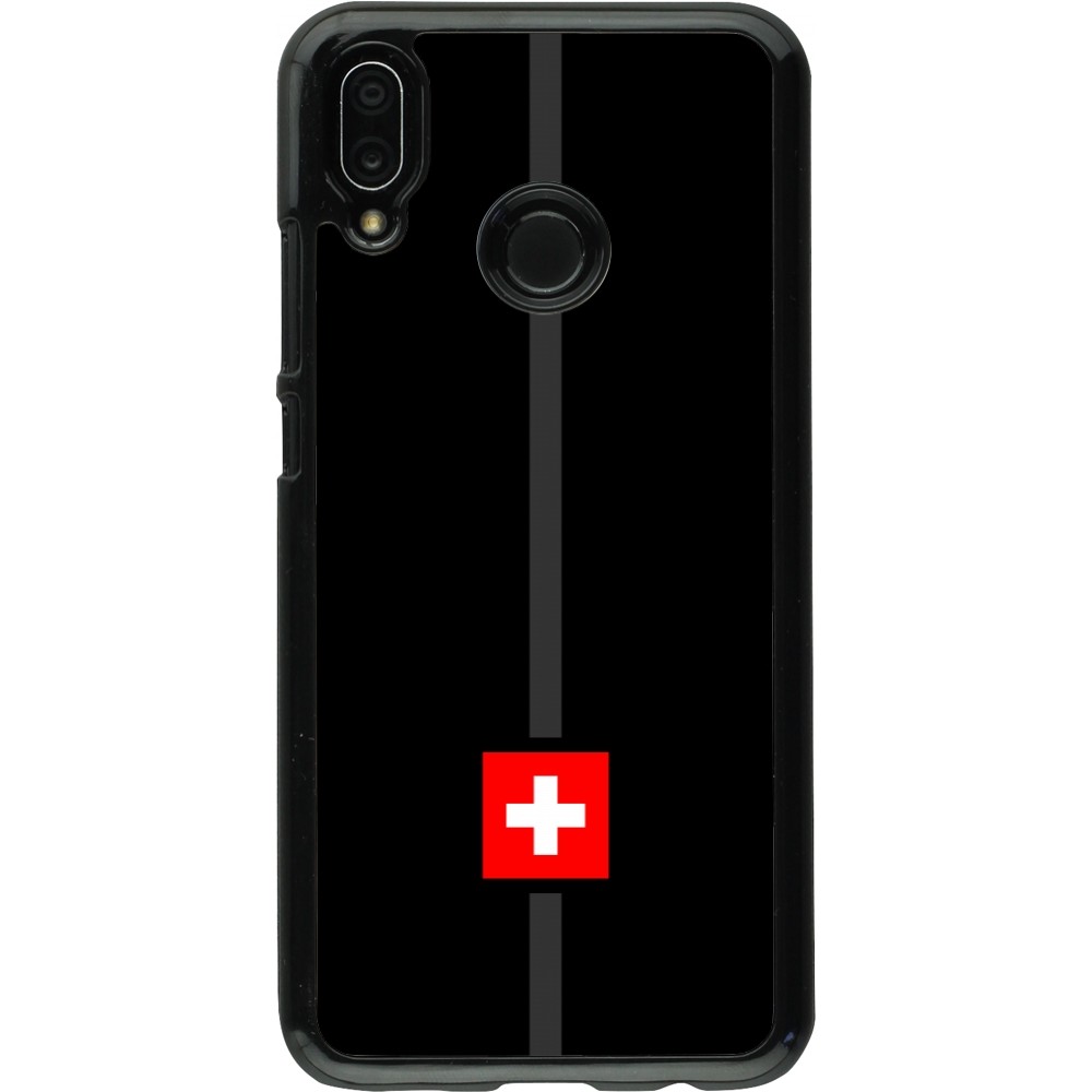 Coque Huawei P20 Lite - Canton CH noir