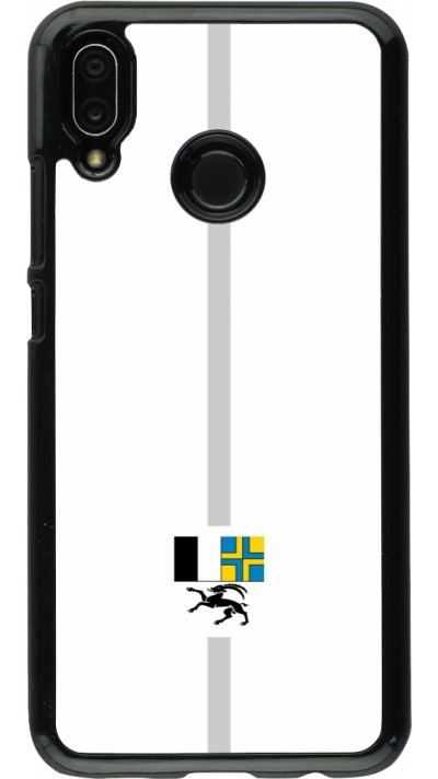 Coque Huawei P20 Lite - Canton GR blanc