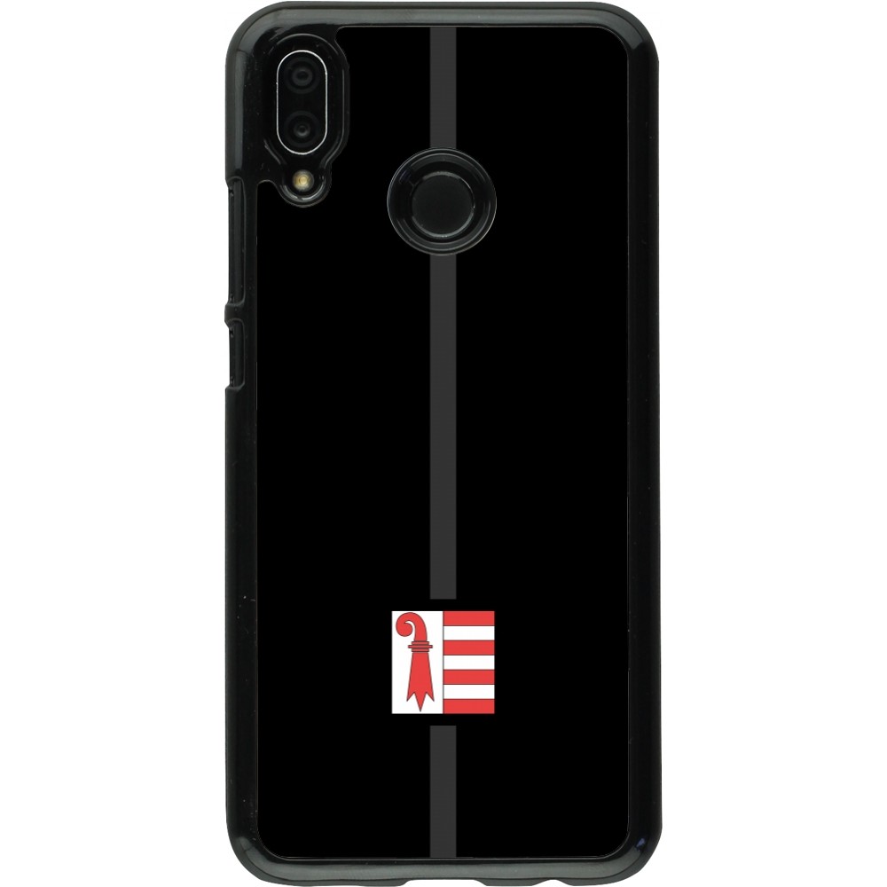 Coque Huawei P20 Lite - Canton JU noir
