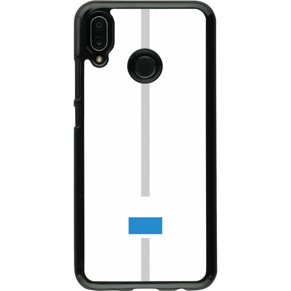 Coque Huawei P20 Lite - Canton LU blanc