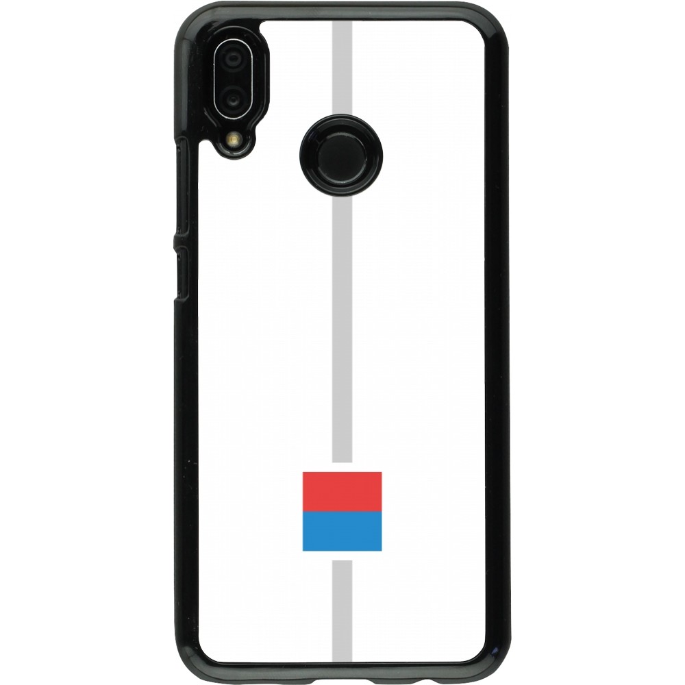 Coque Huawei P20 Lite - Canton TI blanc