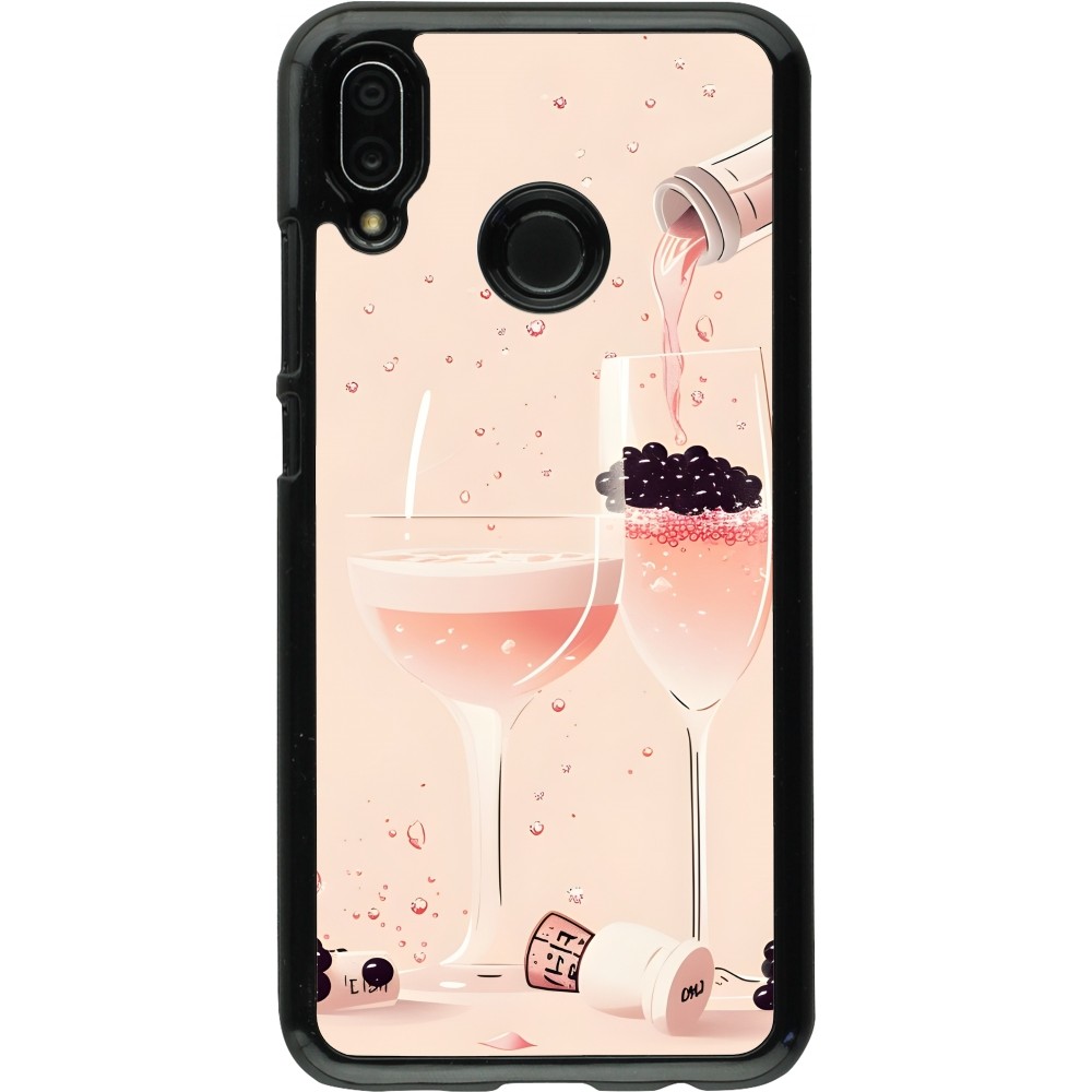 Coque Huawei P20 Lite - Champagne Pouring Pink
