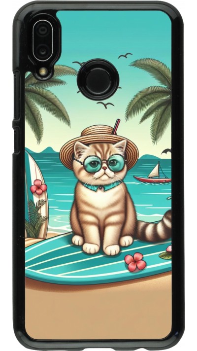 Coque Huawei P20 Lite - Chat Surf Style