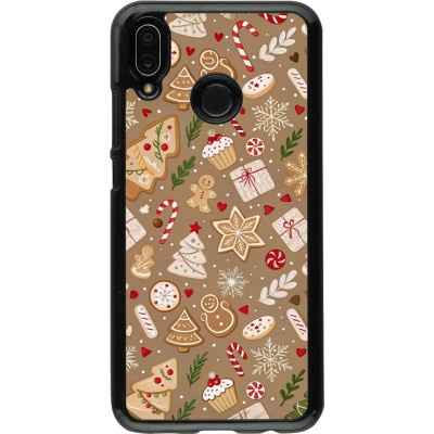 Coque Huawei P20 Lite - Christmas 25 Pattern Ginger Cookie