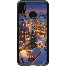 Huawei P20 Lite Case Hülle - Christmas 25 Xmas Village