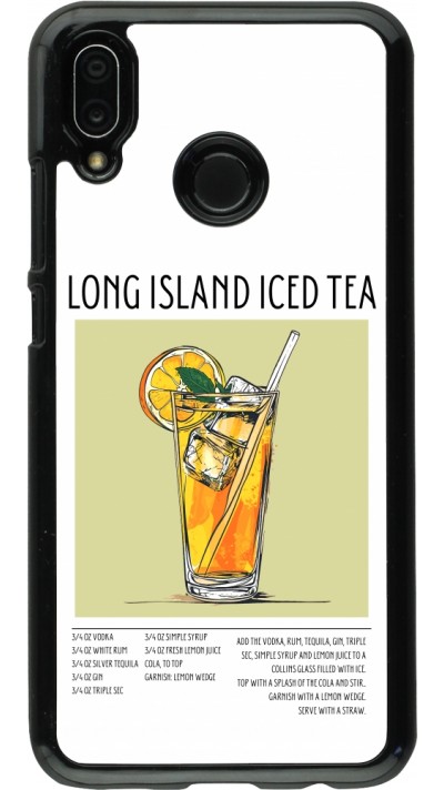 Huawei P20 Lite Case Hülle - Cocktail Rezept Long Island Ice Tea