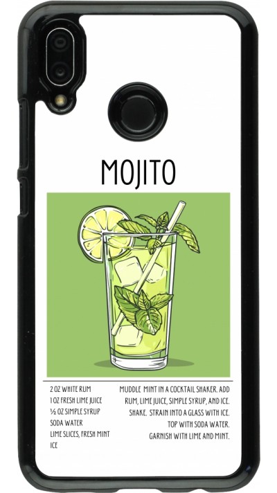 Huawei P20 Lite Case Hülle - Cocktail Rezept Mojito
