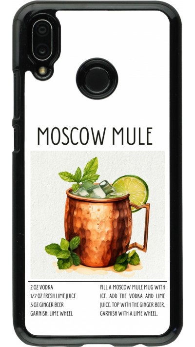 Huawei P20 Lite Case Hülle - Cocktail Rezept Moscow Mule