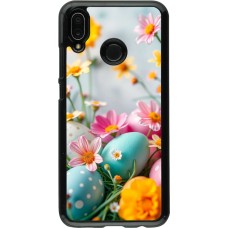 Coque Huawei P20 Lite - Easter 2026 Eggs with flowers