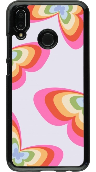 Coque Huawei P20 Lite - Easter 2024 rainbow butterflies