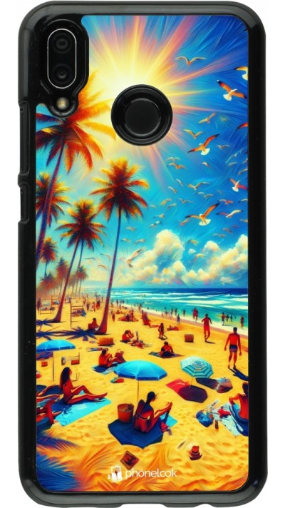 Huawei P20 Lite Case Hülle - Sommer Paradies Farbe