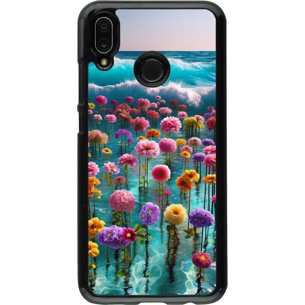 Coque Huawei P20 Lite - Flower sea waves