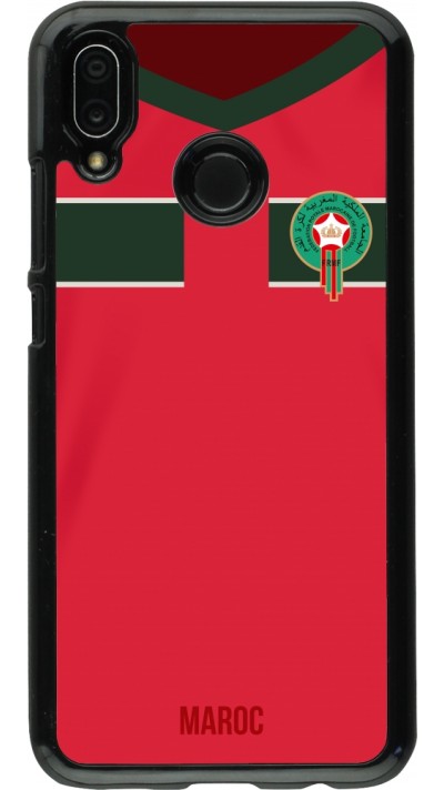 Coque Huawei P20 Lite - Maillot de football Maroc 2022 personnalisable