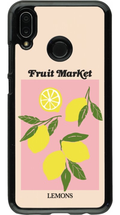 Huawei P20 Lite Case Hülle - Fruit market lemons 2026