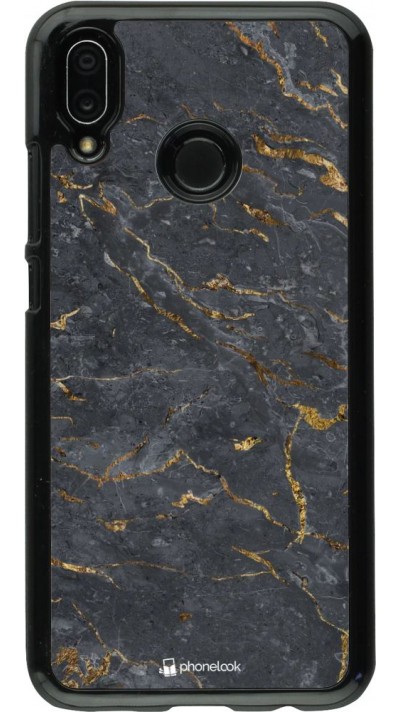 Coque Huawei P20 Lite - Grey Gold Marble