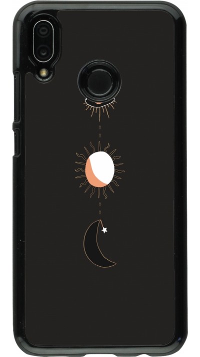 Huawei P20 Lite Case Hülle - Halloween 22 eye sun moon