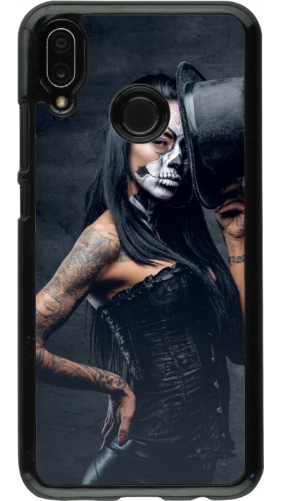 Huawei P20 Lite Case Hülle - Halloween 22 Tattooed Girl
