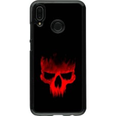 Huawei P20 Lite Case Hülle - Halloween 2023 scary skull