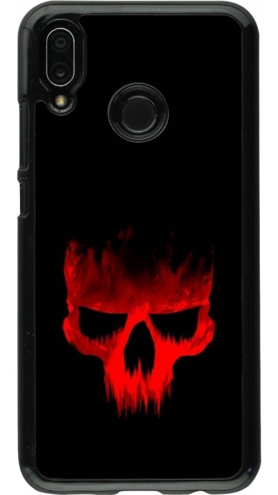 Huawei P20 Lite Case Hülle - Halloween 2023 scary skull