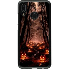 Huawei P20 Lite Case Hülle - Halloween 2025 Road of Terrifying Pumpkins