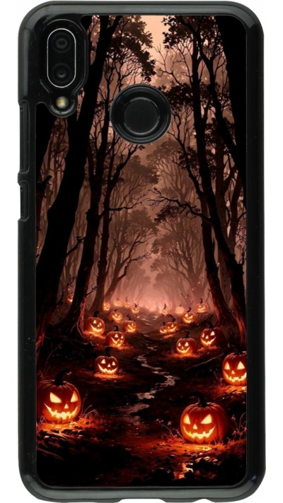 Huawei P20 Lite Case Hülle - Halloween 2025 Road of Terrifying Pumpkins