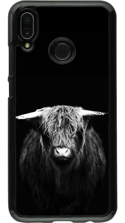 Coque Huawei P20 Lite - Highland calf black