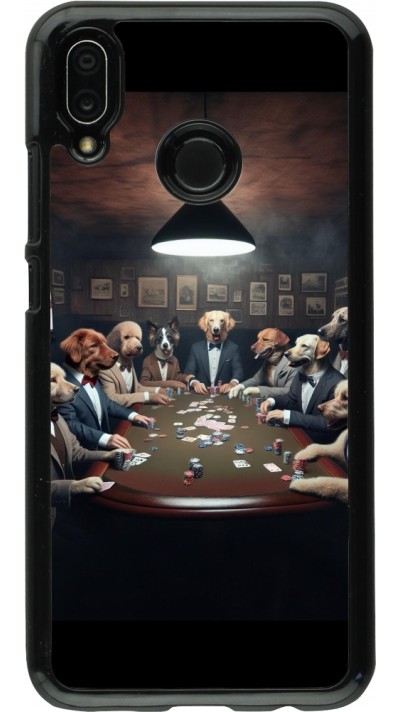 Huawei P20 Lite Case Hülle - Die Pokerhunde