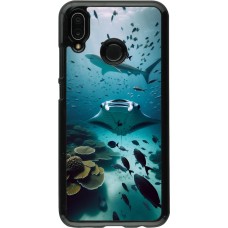 Huawei P20 Lite Case Hülle - Manta Lagune Reinigung