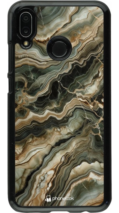 Huawei P20 Lite Case Hülle - Oliv Marmor