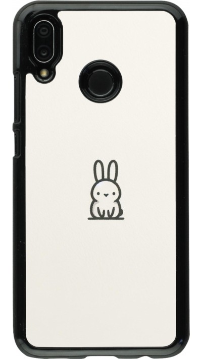 Coque Huawei P20 Lite - Minimal bunny cutie