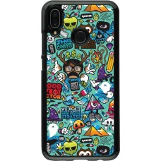 Coque Huawei P20 Lite - Mixed Cartoons Turquoise