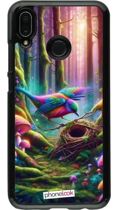 Huawei P20 Lite Case Hülle - Vogel Nest Wald