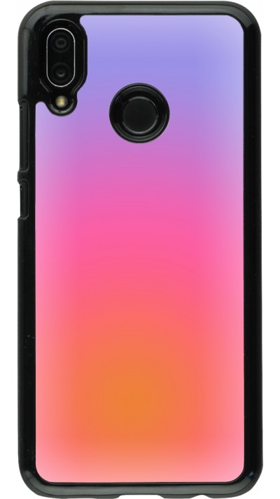 Huawei P20 Lite Case Hülle - Orange Pink Blue Gradient