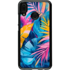 Huawei P20 Lite Case Hülle - Palms Blue