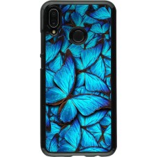 Coque Huawei P20 Lite - Papillon - Bleu