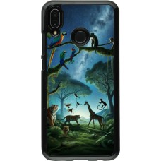 Huawei P20 Lite Case Hülle - Paradies der exotischen Tiere