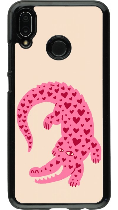 Huawei P20 Lite Case Hülle - Pink crocodile 2026