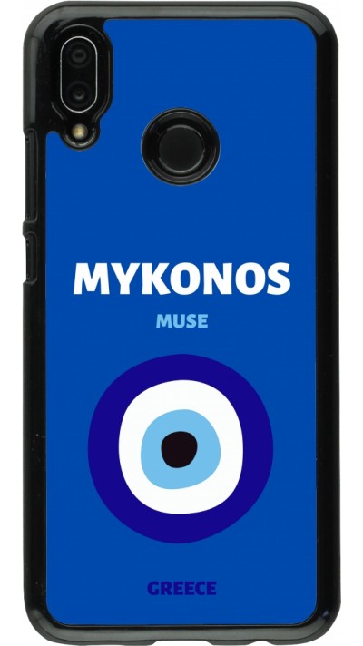 Huawei P20 Lite Case Hülle - Pop Summer Destination Mykonos