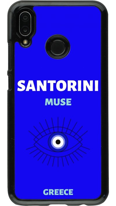 Huawei P20 Lite Case Hülle - Pop Summer Destination Santorini